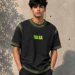 Men's Oversized Typography T-Shirt